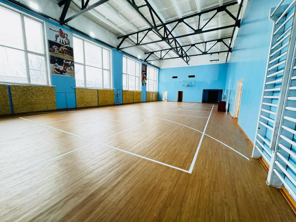 Спорт залны засварын ажил дууслаа.